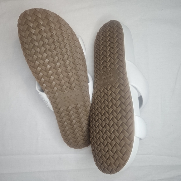 Cole Haan Mojave Double Band Slide Ivory Sz 9 NWT Retail $130 - Picture 10 of 12